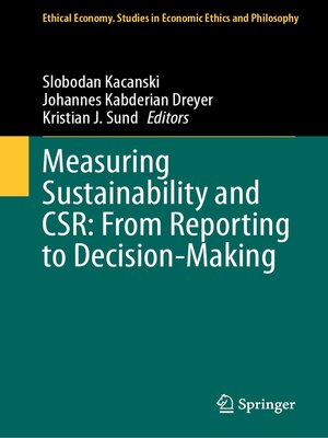 cover image of Measuring Sustainability and CSR